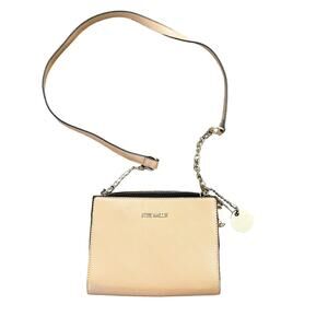 Steve Madden Cream Pink Mini Purse Shoulder Bag Micro Purse Size Small